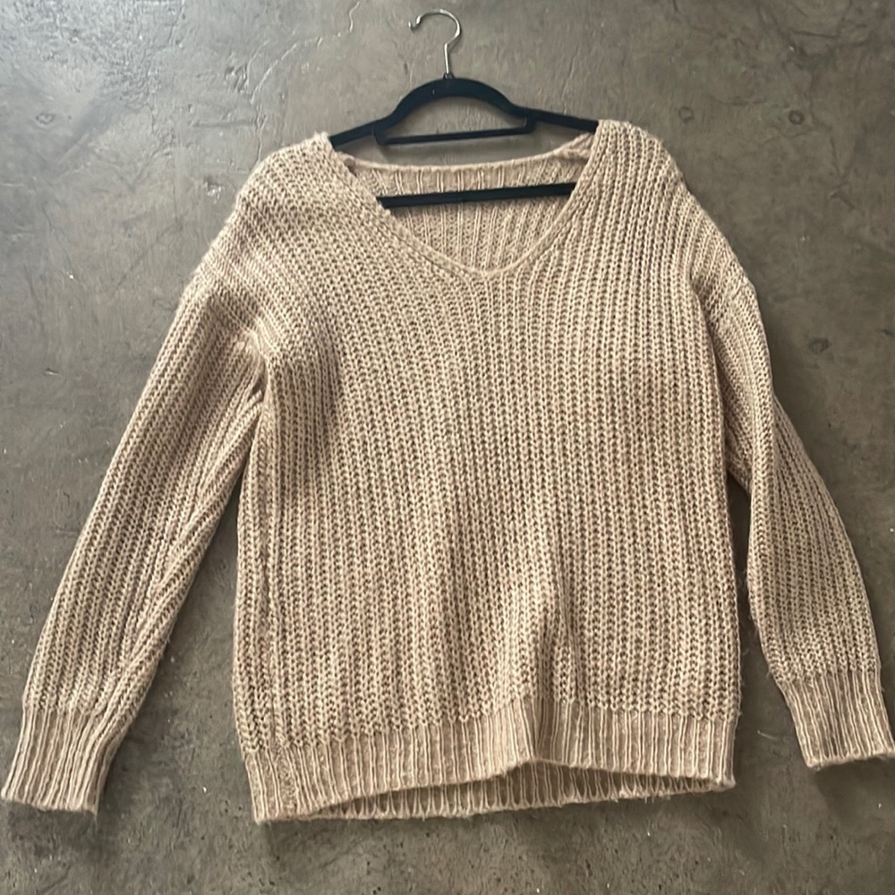 SHEIN brown sweater